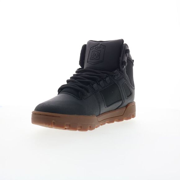 DC Mens Pure High-Top Water Resistant Black Shoes (NWT)